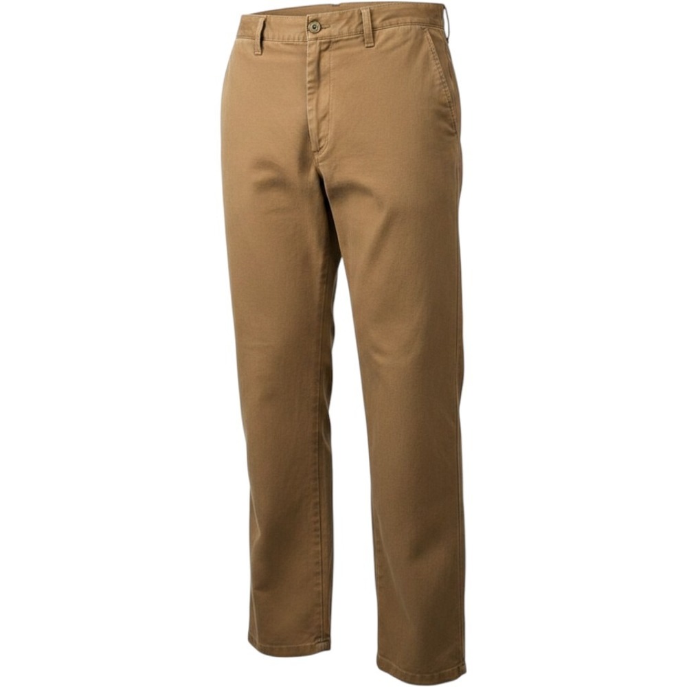 Scully Mens Brown Cotton Canvas Cinch Back Western Frontier Pants RW040 38x35